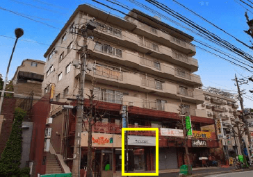 ヒカリメゾン青葉台103の外観・区画位置の写真